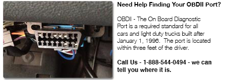 where to find OBDII port