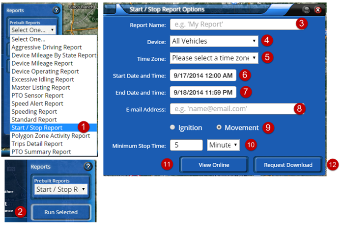 How to run a report