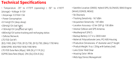 Technical Specifications Lumina Stealth Trac